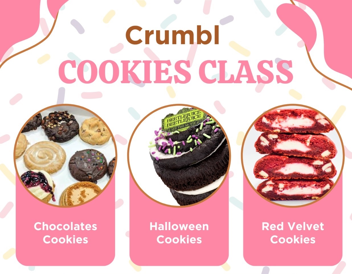 <HR><span>Crumbl Cookies class</span>